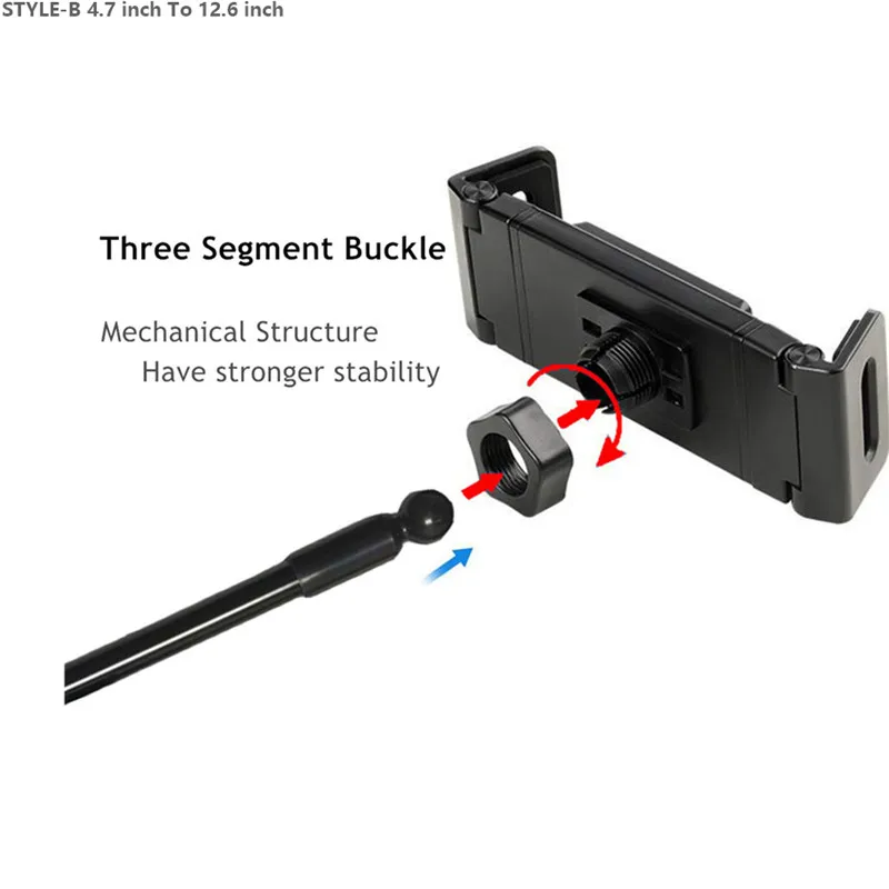 Универсальный держатель для мобильного телефона 4,7-15 дюймов, подставка для телефона и планшета, держатель на кровать, подставка для iPad, samsung, huawei, подставки для планшетов