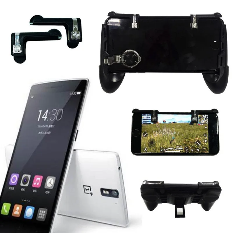  Gamepads Gaming Controller With L1/R1 Shooter Trigger Fire Button and Aim Key Joystick For PUBG/Rul