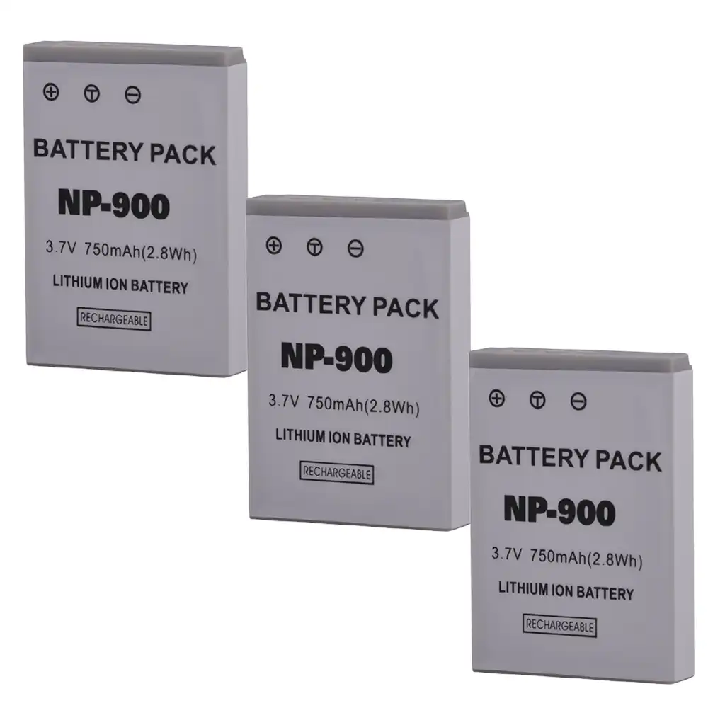 Аккумуляторная батарея Batmax 3 шт. 750 мАч фонарь NP900 NP 900 для KONICA MINOLTA DiMAGE E40 E50 ACER CS 6531 N