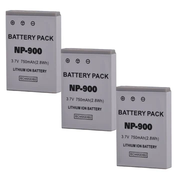 

Batmax 3pcs 750mAh NP-900 NP900 NP 900 Rechargeable Battery for KONICA MINOLTA DiMAGE E40 E50 ACER CS 6531-N CS-5530 AOSTA DA