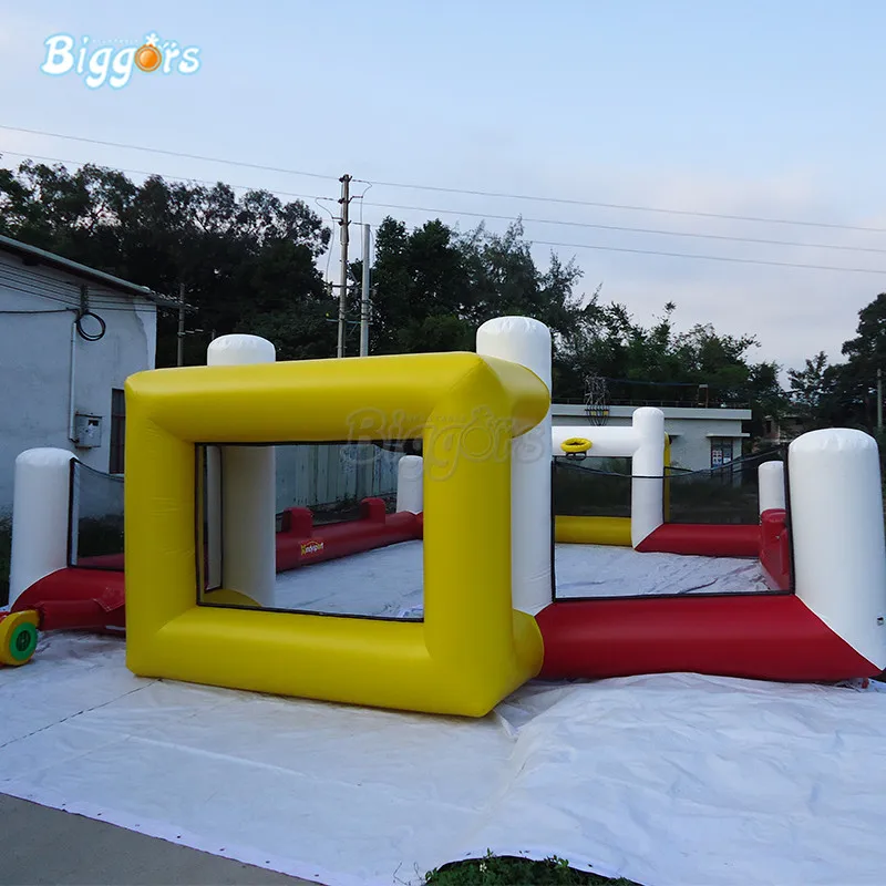 Outdoor Inflatable Soccer Field Inflatable Football Pitch Inflatable Football Arena Inflatable Soccer Court