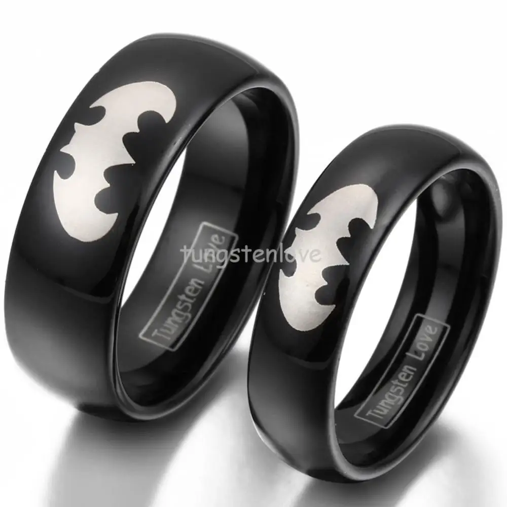 hot black tungsten laser etched batman promise rings wedding ring for men women blue 8mmred 6mm price for one ring - Black And Blue Wedding Rings hot black tungsten laser etched batman promise rings wedding ring for men women blue 8mmred 6mm price for one ring - Black And Blue Wedding Rings