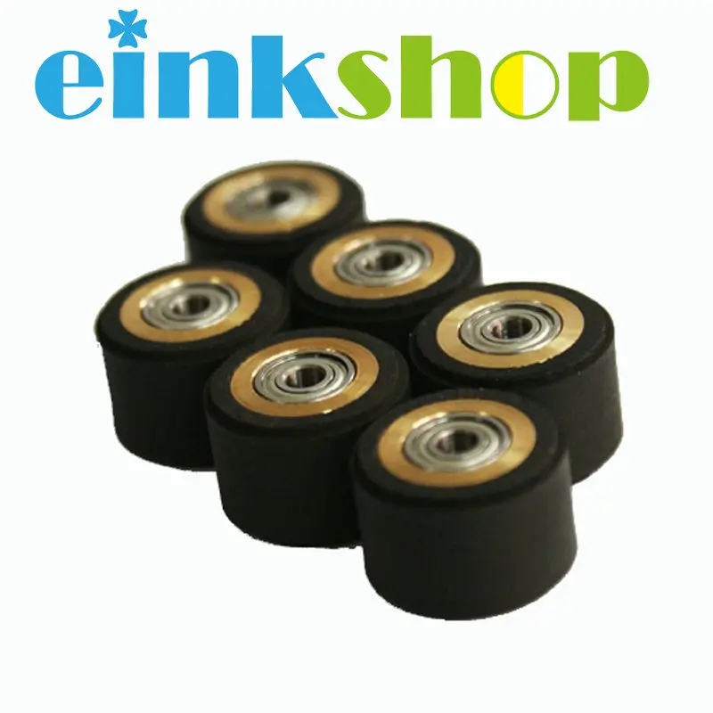 Einkshop 6 шт. зажимной ролик для режущих виниловых плоттеров Mimaki 4X11X16 мм для графтек режущий плоттер зажимной ролик