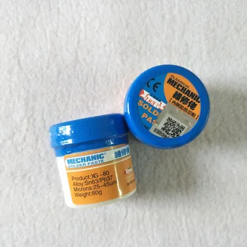 

2PCS/Lot Original soldering Paste Flux MECHANIC XG-80 Solder tin Sn63/Pb37 For Hakko 936/ts100 852D++ Soldering iron