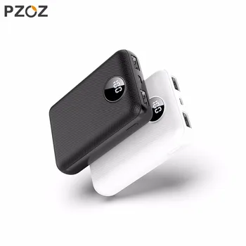 PZOZ Power Bank 10000mAh Dual USB Mobile Phone External Battery Fast Charge For iphone xiaomi mi Portable Charger mini PowerBank