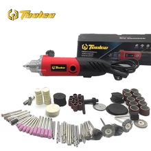 Toolgo 240 Вт Мини электрическая дрель гравер Dremel электрическая дрель шлифовальный станок DIY Мини дрель Электрический Роторный инструмент шлифовальный станок