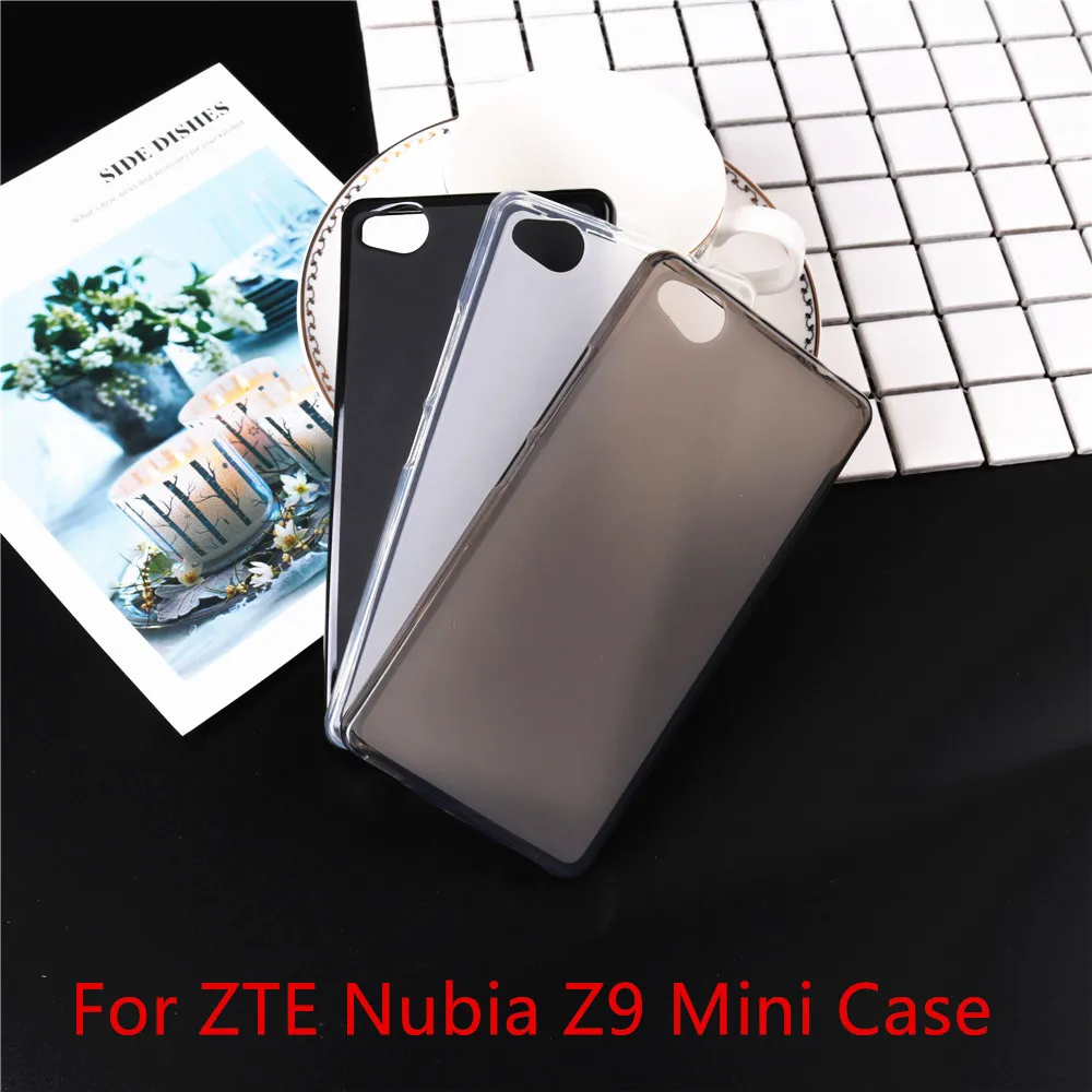 Простота Ультратонкий чехол для телефона ZTE Nubia Z9 Mini чехлы задняя крышка Мягкий