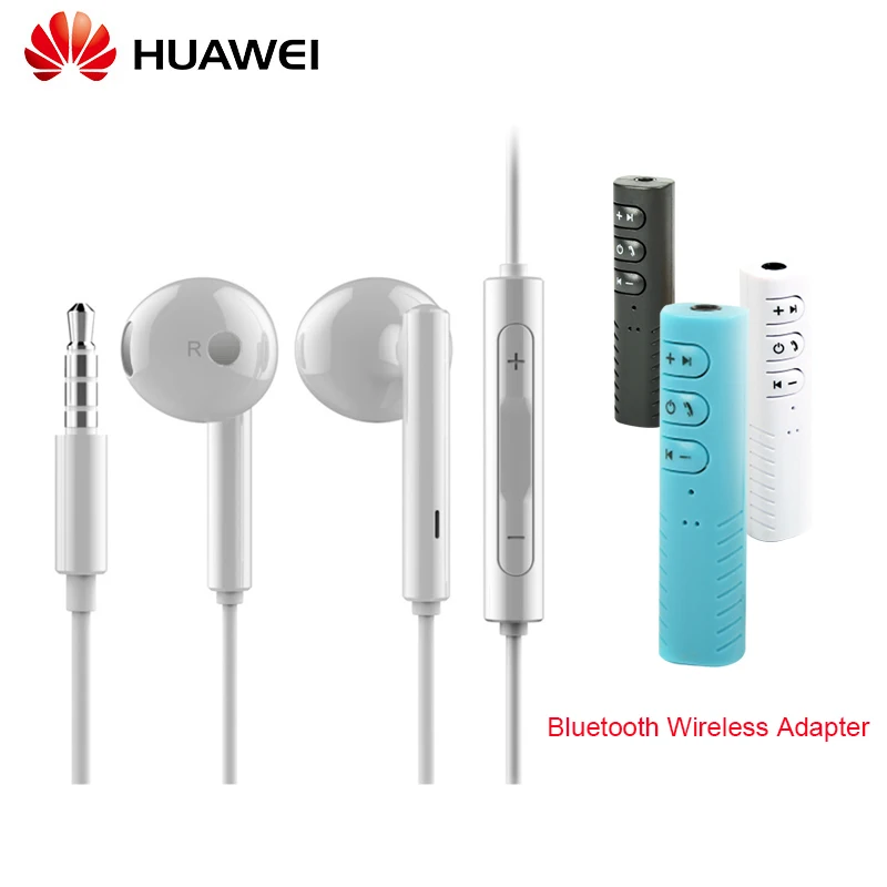 Huawei Honor AM115 наушники вкладыши с Bluetooth беспроводным адаптером для huawei P20 Mate20 P30 Honor20