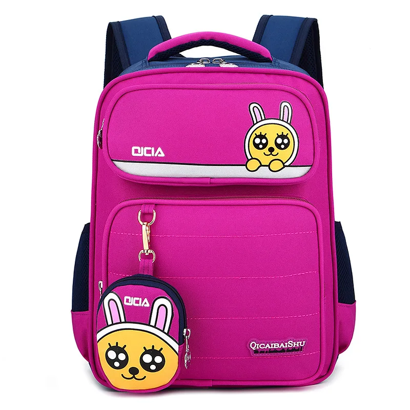 Детские школьные сумки для девочек и мальчиков, ортопедический Школьный рюкзак, детские школьные сумки, рюкзак для книг mochila escolar sac enfant - Цвет: purple