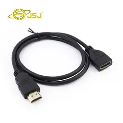 JSJ HDMI разъем Кабель HDMI кабель-удлинитель стыковки кабеля 0.3 м
