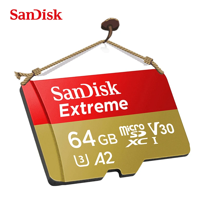 Лучший SanDisk Microsd карты 32 GB 100 МБ с. карты памяти C10 U3 U1 A1 A2 V30 Microsd 64 GB 128 GB 256 GB 400 GB карты памяти для телефона компьютер