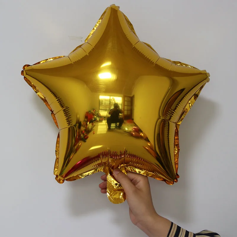 18 дюймов Красочные День рождения Свадебные шары для украшения Праздник пентаграмма звезда авто-уплотнение алюминиевый воздушный шар из фольги