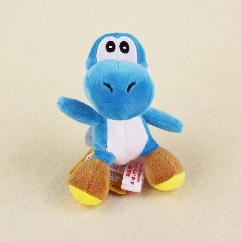 Japan Anime Super Mario Plush Pendant 12cm Mini Mario Bros Luigi Yoshi Cartoon Game Keychain Toys Action Figures Toys