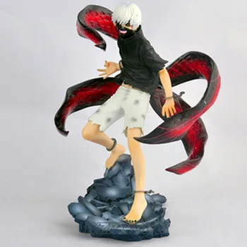 

23cm Anime Tokyo Ghoul Kaneki Ken Standing posture battle ver Figurine Dolls Toys PVC Action Figure Collectible Model Toy
