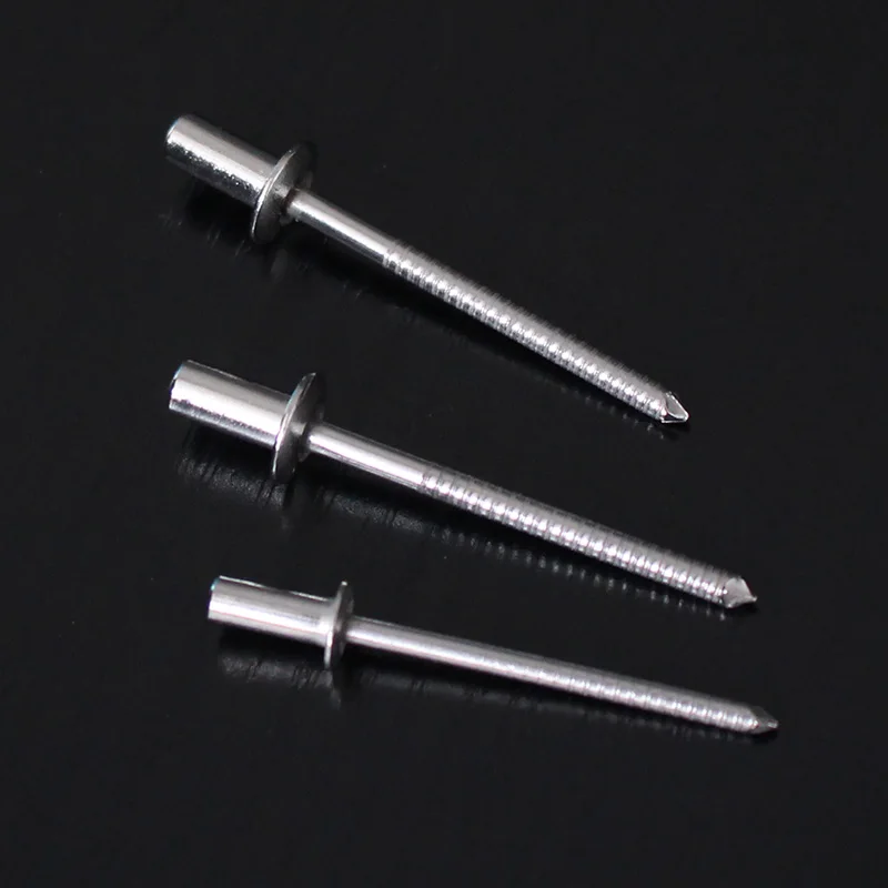 Разные размеры 304 полые заклепки из нержавеющей стали Rivetti M3.2x8mm M4.0x8mm M4.8x8mm Всего 150 шт заклёпки с закрытым концом