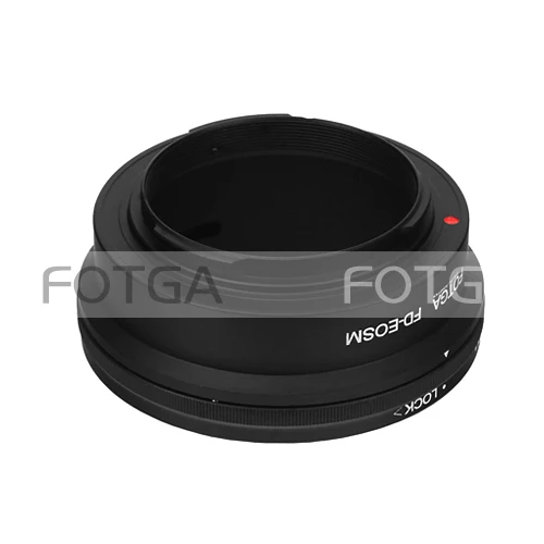 Кольцо адаптер Fotga для крепления объектива FD К беззеркальной камере Canon EOS M