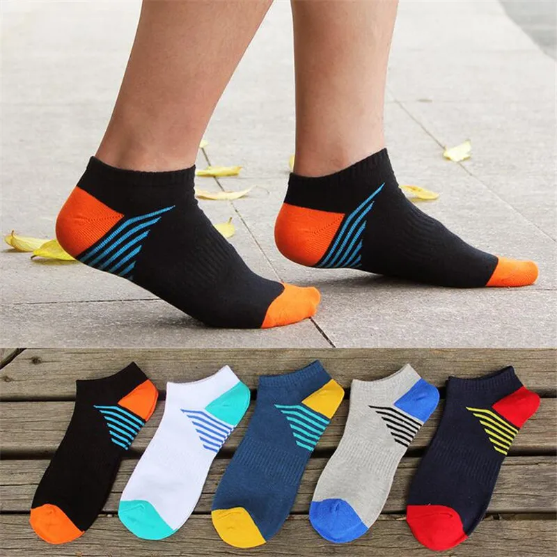 5pairs/lot Men's Short Socks Spring Summer Classic Male Men Boat Socks