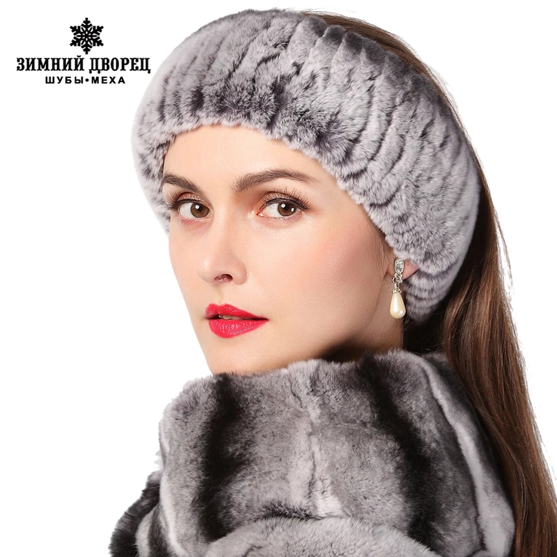 

Winter women fur headbands knitted rex rabbit fur neckwear for women real fur head wrap ear warmer 2015 newest fashion hairband