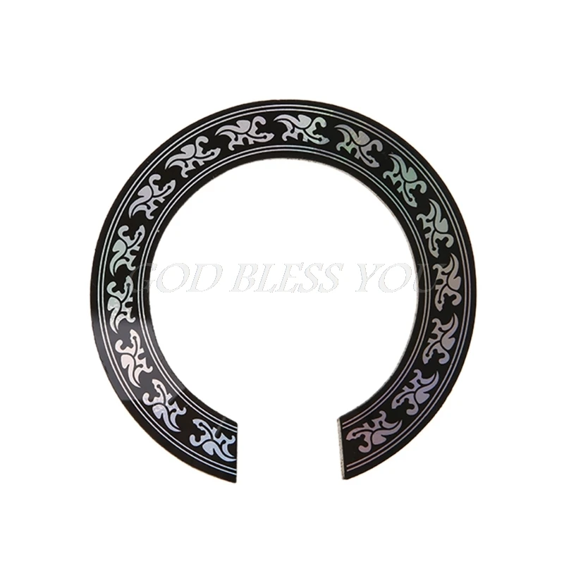 

Guitar Sound Hole Decoration Hard PVC Circle Sound Hole Rosette Inlay for 38 39 inch Acoustic Guitars Decoration