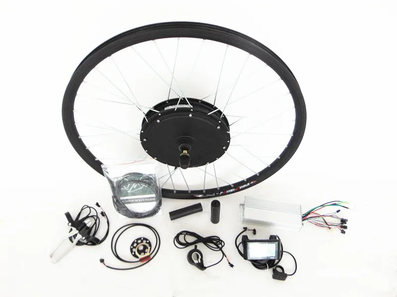 LCD3 дисплей в комплект! 1500 Вт Электрический велосипед набор преобразования заднего колеса комплект с ЖК-дисплей