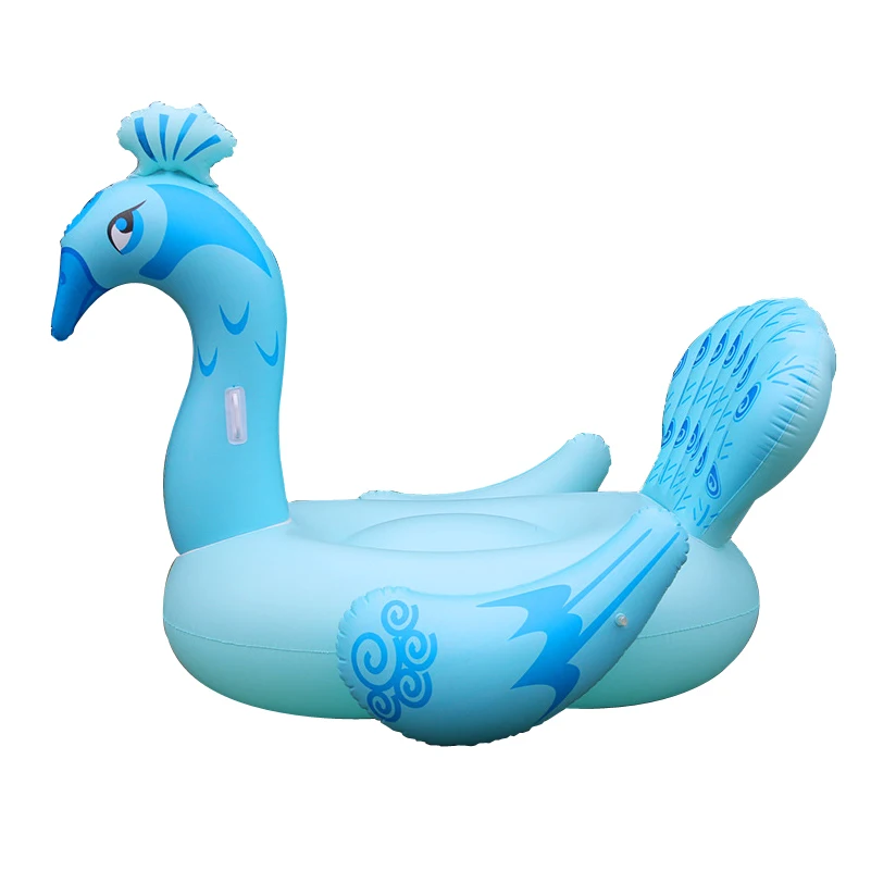 Buy 2017 New 2 color Inflatable Peacock Swimming Float