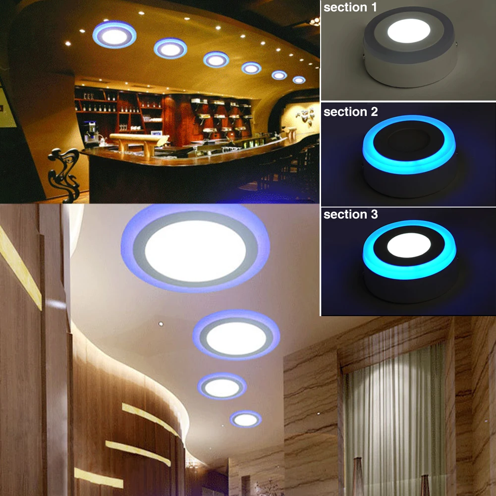 TSLEEN современные светодиодные потолочные лампы для гостиной с дистанционным управлением группы затемнения изменение цвета комнатная потолочная лампа светильник