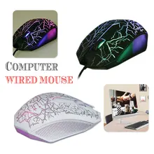 Крутая игровая мышь 3D в форме геймера компьютер 3 кнопки светодиодный задний светильник небольшой специальный портативный для ноутбука
