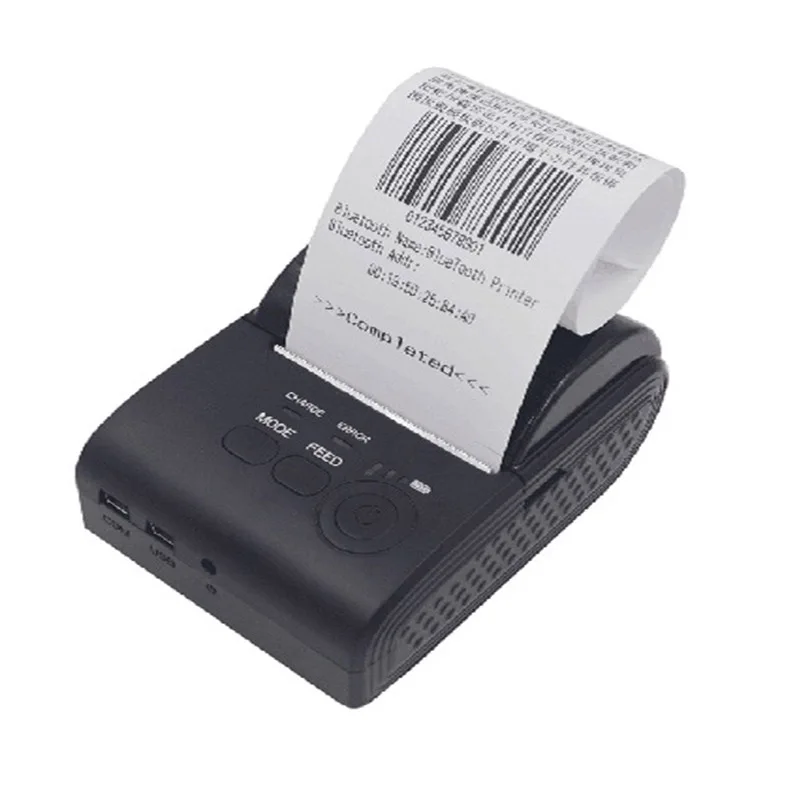 RS232/USB порты 58 мм мини беспроводной Bluetooth Термальный чековый принтер поддержка