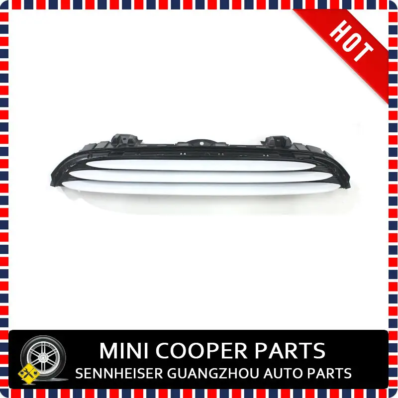 

Brand New ABS Plastic UV Protected Mini Ray Style White Cooper Model Front Grille Trims For mini cooper F55 F56 F57 (3Pcs/set)