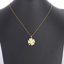 Stainless Steel Leaf Necklace