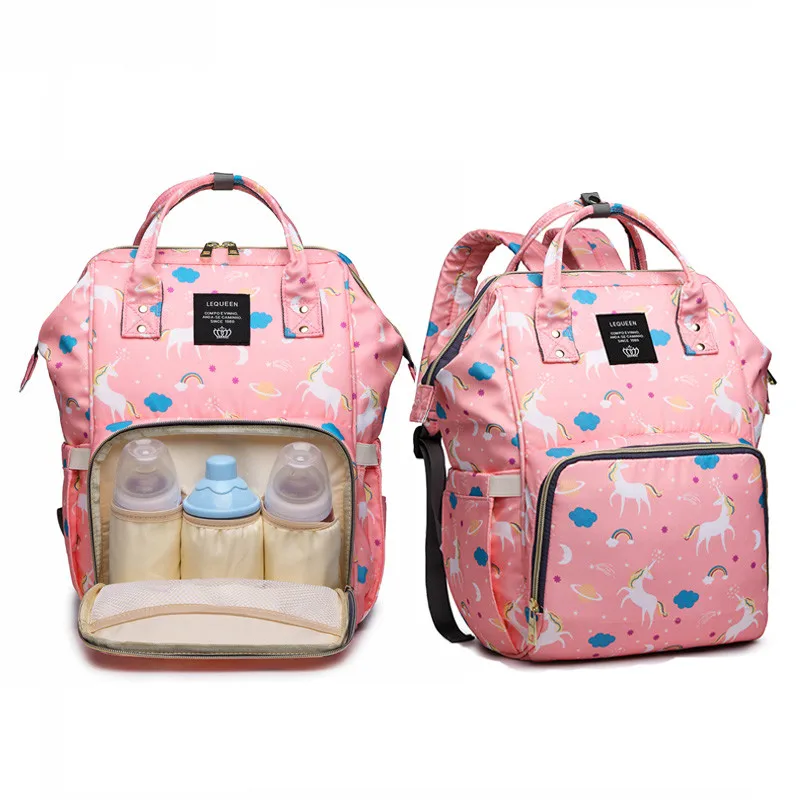 

Mummy bag diaper bag waterproof baby bag large capacity multi-function animal print baby products