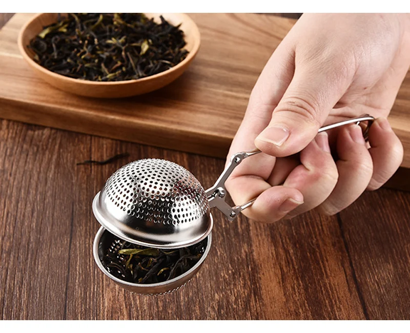 Mesh Tea Strainer Stainless Steel Tea Infuser Reusable Metal Tea Bag Filter Loose Leaf Tea Strainer for Mug Teapot Teaware (10)