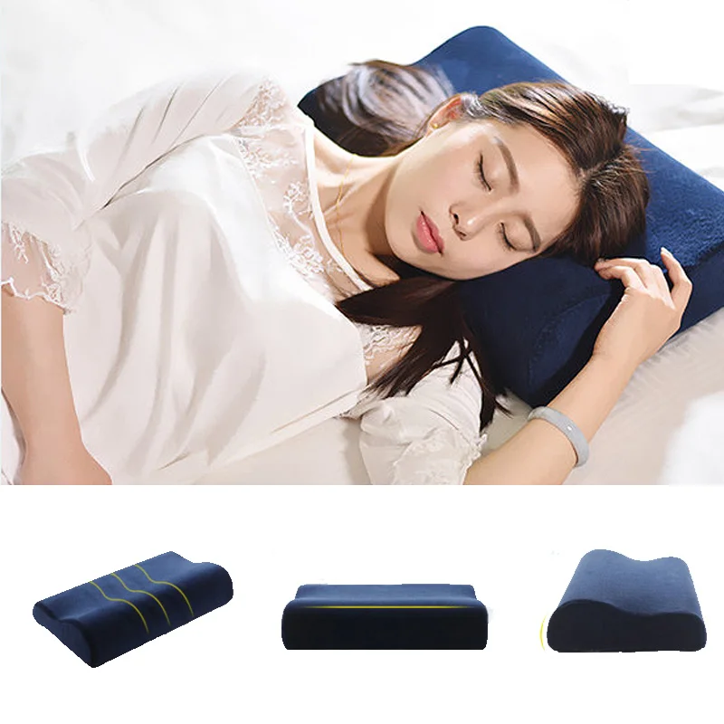 Memory Pillow Peace of mind Slow rebound Wave pillow Neck Repair cervical spine Relaxed sleep Ergonomic design | Красота и здоровье
