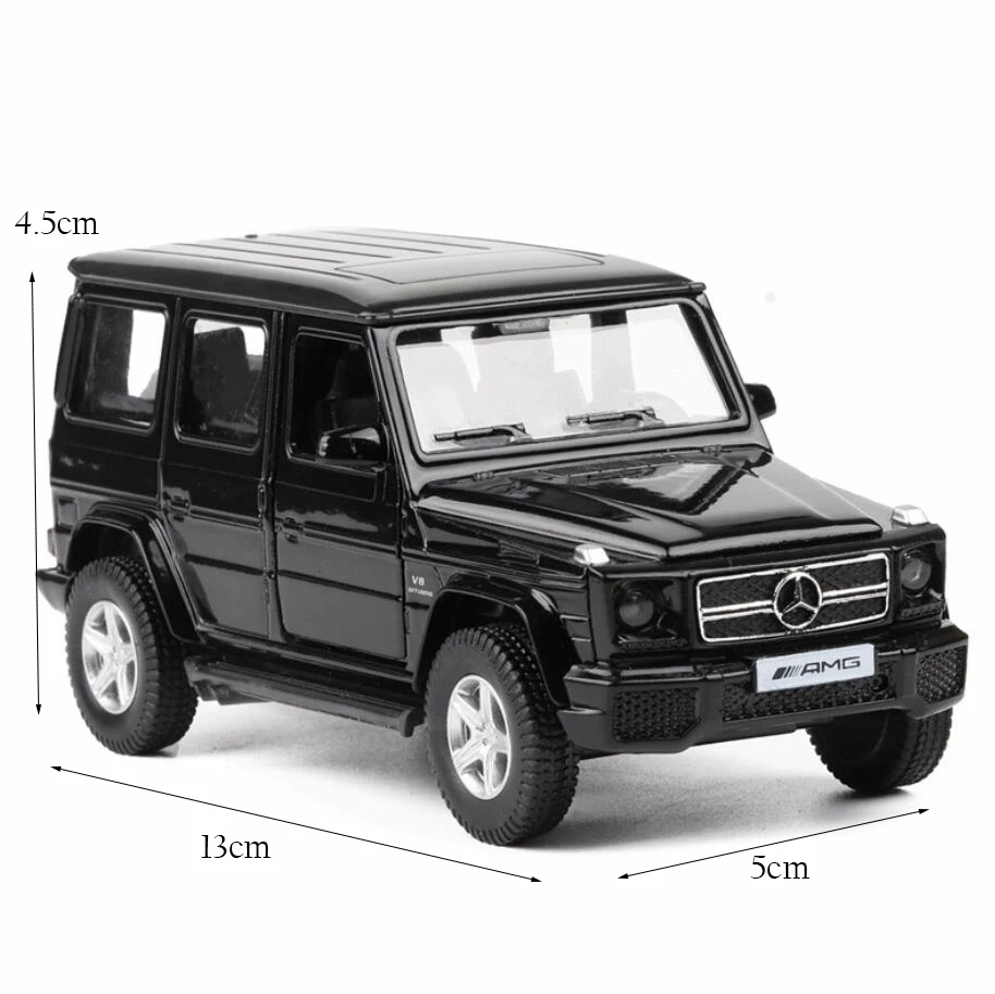 Модель из металлического сплава AMG G63 4 цвета 1:36 с обратной стороной модель