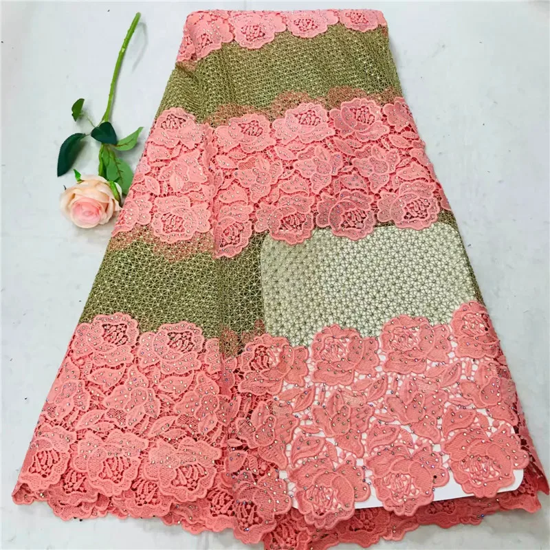 

African Dry Lace Fabric Swiss Voile With Stones Swiss Cotton Lace High Quality 2018 African Lace Fabrics For Wedding Dress WD103