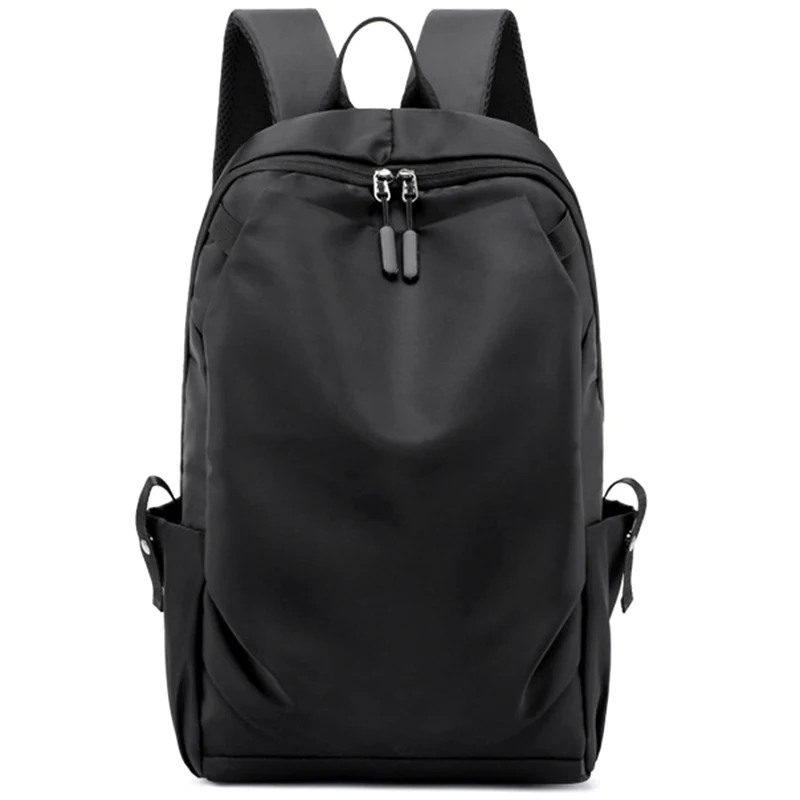 Корейский модный трендовый рюкзак для путешествий, Мужской Повседневный Легкий Простой компьютерный рюкзак - Цвет: Black