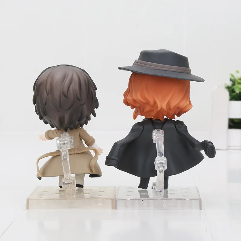10 см Nendoroid бродячие собаки bungo 657 676 Dazai Осаму накахара чуя фигурку модель