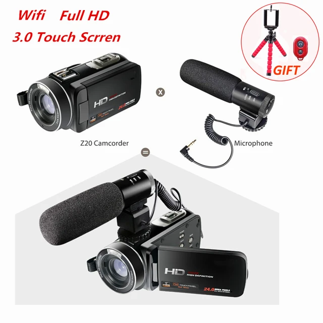 Extraordinary Offers Full HD 1080P 30FPS Wifi Camcorder Portable Digital Video Camera with External Microphone 3.0inch LCD Touchscreen Video Recorder Extraordinary Offers Full HD 1080P 30FPS Wifi Camcorder Portable Digital Video Camera with External Microphone 3.0inch LCD Touchscreen Video Recorder