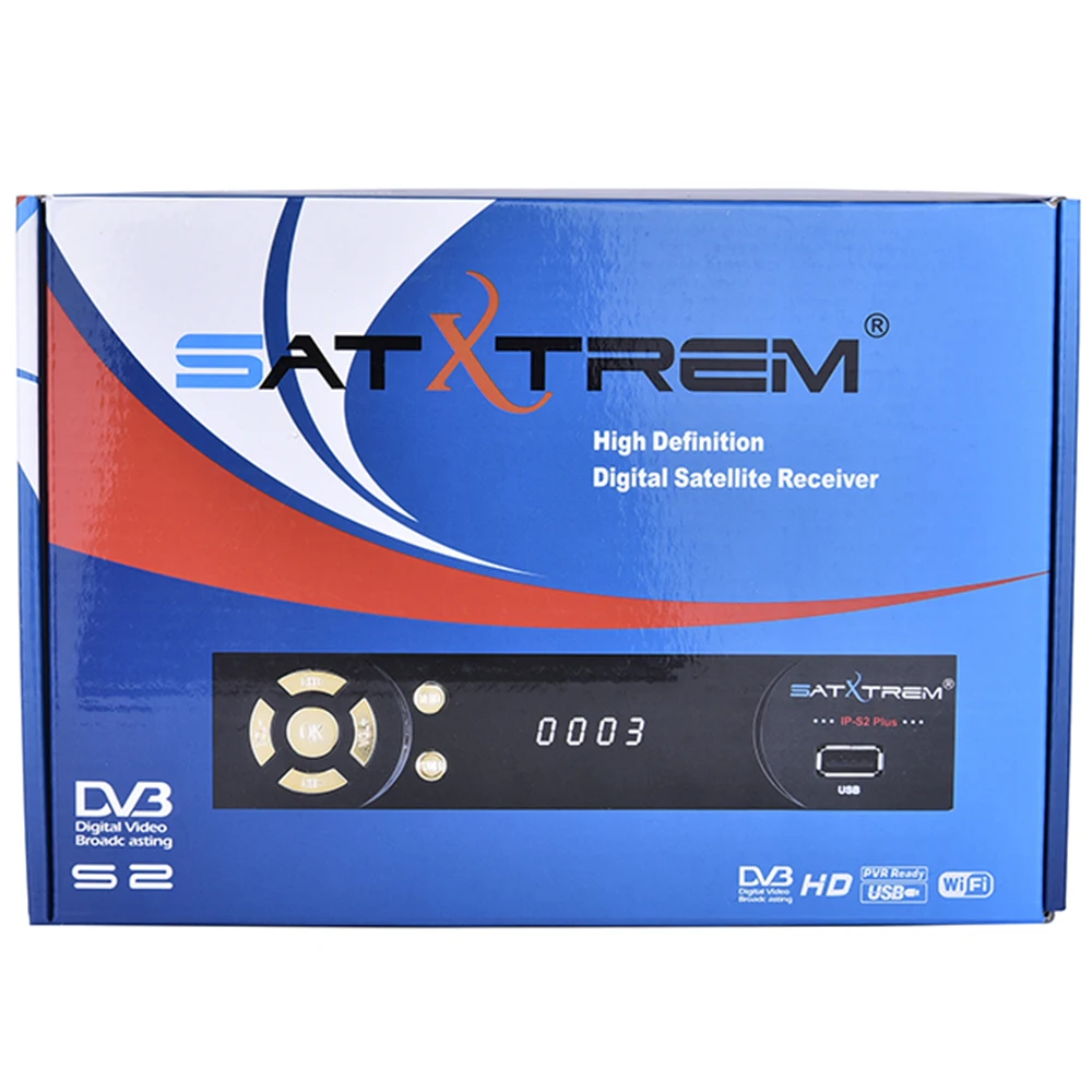 Satxtrem IPS2 PLUS DVB S2 спутниковый ресивер с USB wifi H.264 приемником поддержка IKS BissKey IPTV Cam Clines для Европы