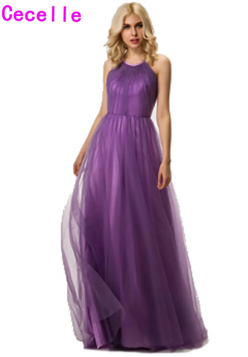 Buy 2017 Real A line Boho Bridesmaid Dresses Long