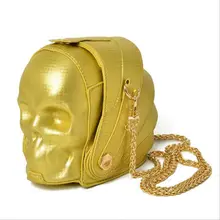 Brand Fashion Gothic Skull Retro Rock bag Women Shoulder Bags Phone Case Holder Purses and Handbags Crossbody Bag 2017
