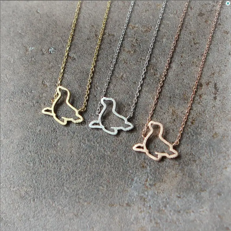 Daisies One Piece Pendant Necklace Handmade Seal Necklace Animal