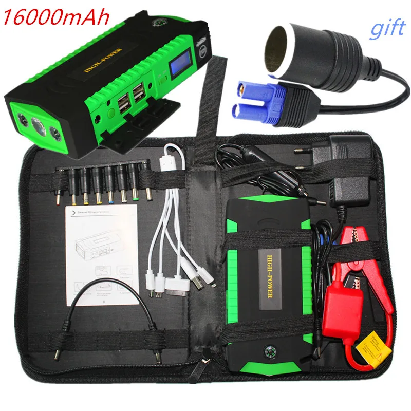 

600A Emergency Car Jump Starter Starter Power Bank 12V Portable Charger for Car Battery Booster Buster Diesel Starting Device