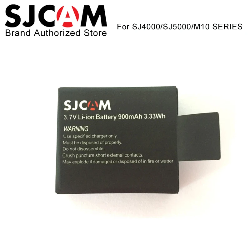 

Original SJCAM Brand Battery Additional Battery Spare Battery For SJ4000 WiFi SJ5000 WiFi Plus M10 SJ5000x Elite Action Camera