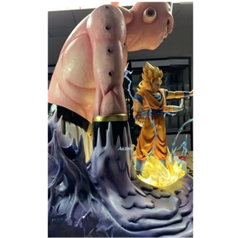 2" Статуя Dragon Ball бюст Majin Buu полная длина портрет Сон Гоку GK фигурка Коллекционная модель игрушки коробка 62 см Z1079