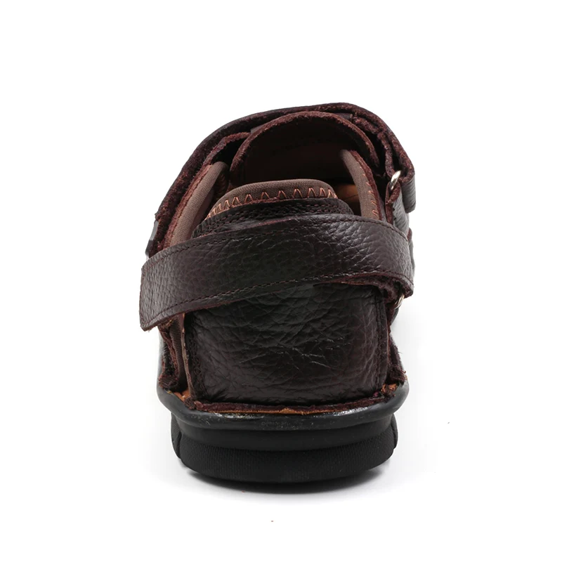 ZYYZYM/мужские сандалии из натуральной кожи; Роскошная Летняя обувь высшего качества; модные мужские сандалии; пляжная обувь; дышащая обувь с мягкой подошвой