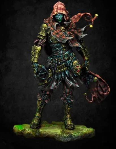 1/24 шкала 75 мм маска мастер Неокрашенная Miniatures смолы модель комплект бесплатная