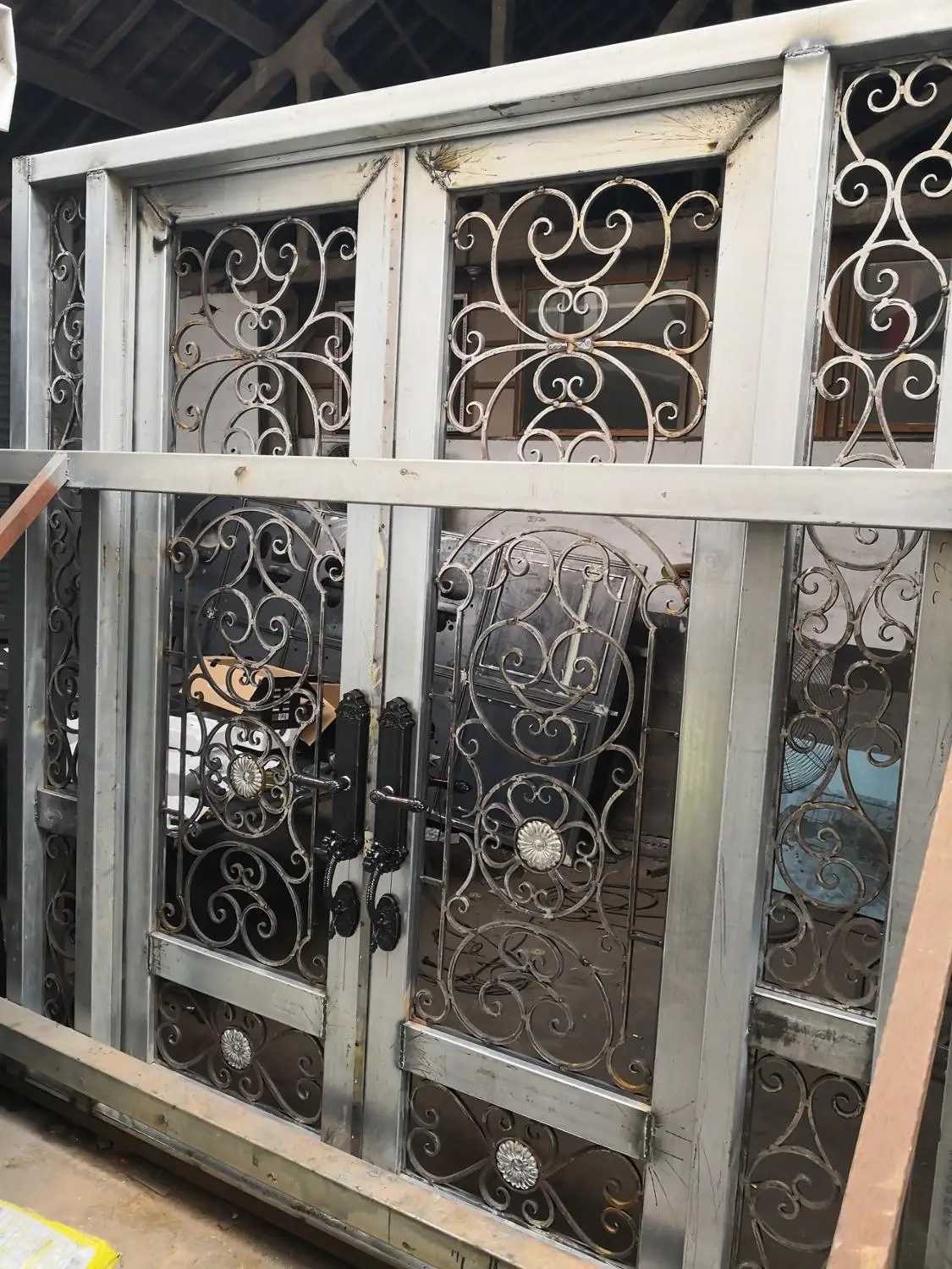 Discount Luxury Wrought Iron Doors Glass Iron Doors Iron Entry