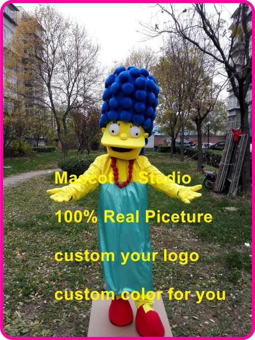 

Marge mascot costume custom adult size cartoon character cosplay kits mascotte carnival costume41564
