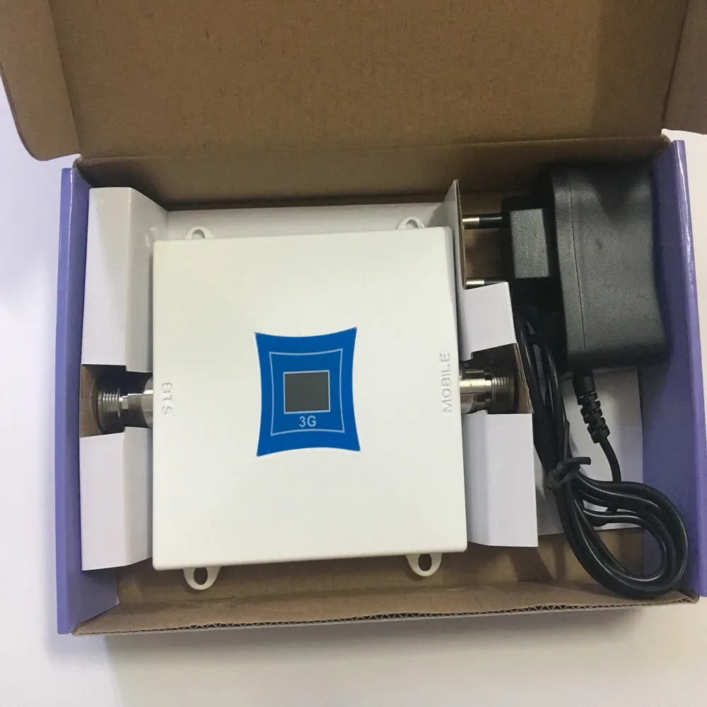 LCD 3G الخلوية مكرر إشارة إشارة الداعم 3G 2100 cellpone مكرر إشارة 3G Repetidor معززة مكبر للصوت هوائي